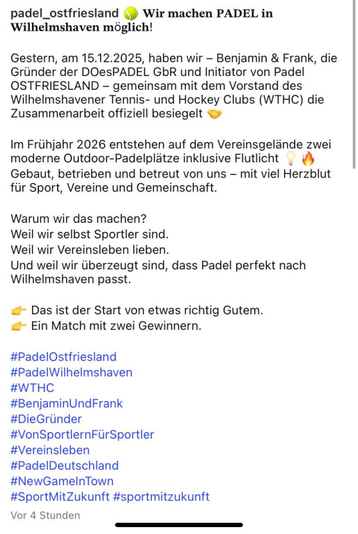 Padel Platz