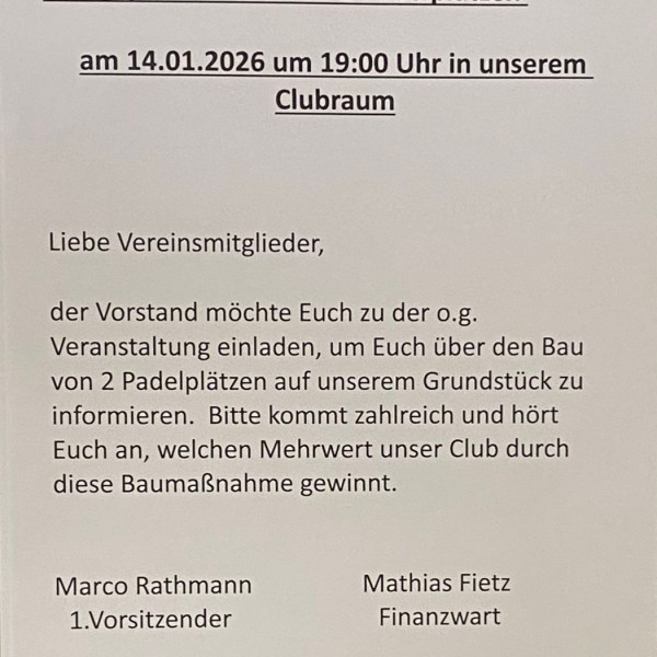 Infoveranstaltung