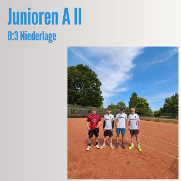Junioren A – Lehrreicher Spieltag für unser Team II 