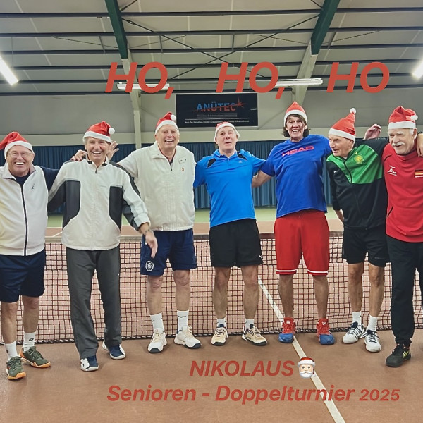 Nikolaus -Doppelturnier für Senioren wieder ein voller Erfolg!